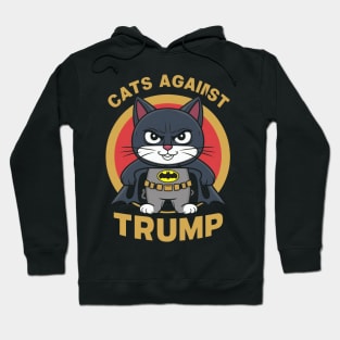 Cats against Trump Hoodie